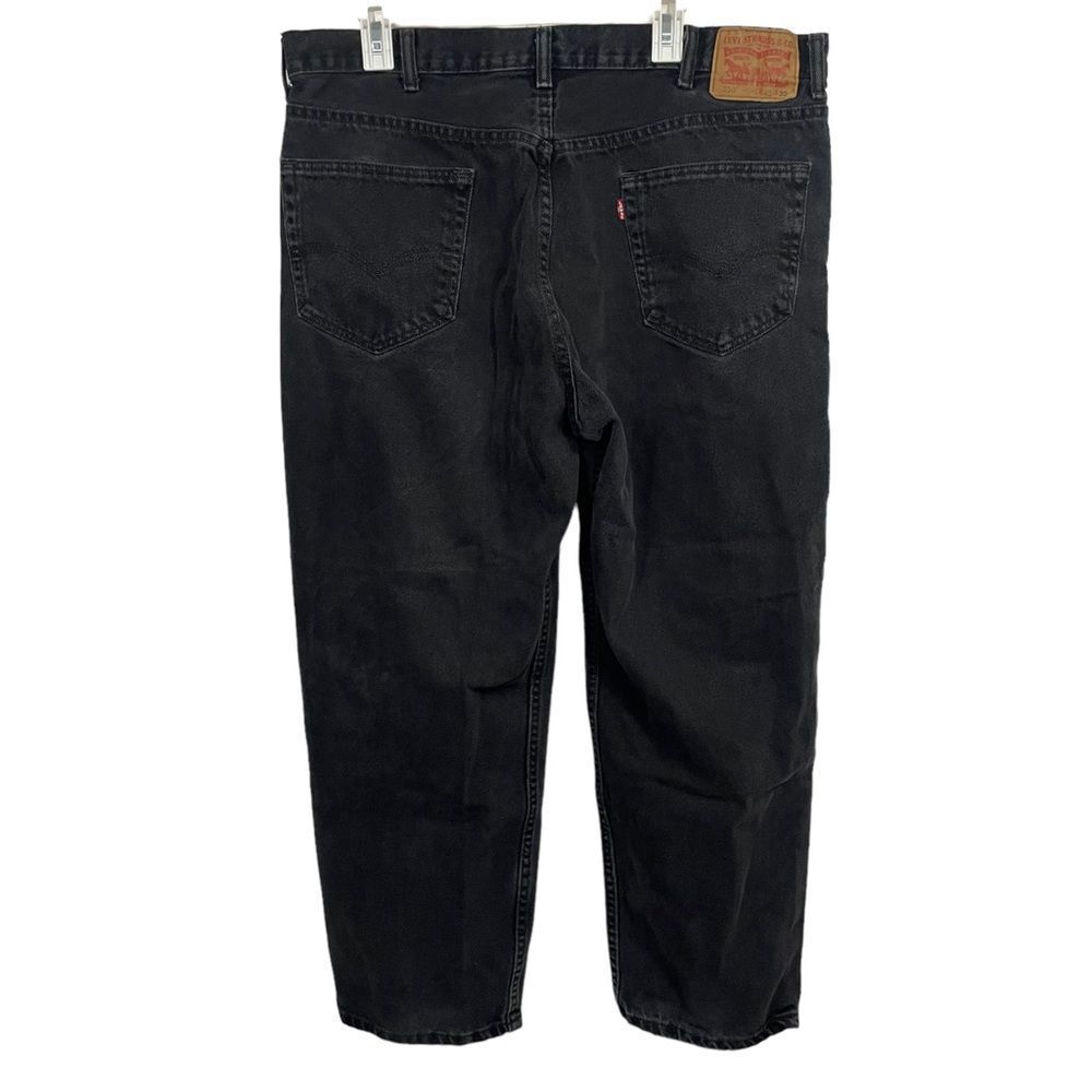 Levi's 550 42x30 Black Relaxed Fit Jeans
